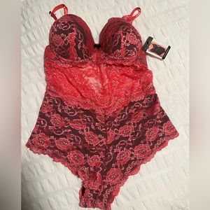 French Affairs Push Up Bodysuit. New with tags!